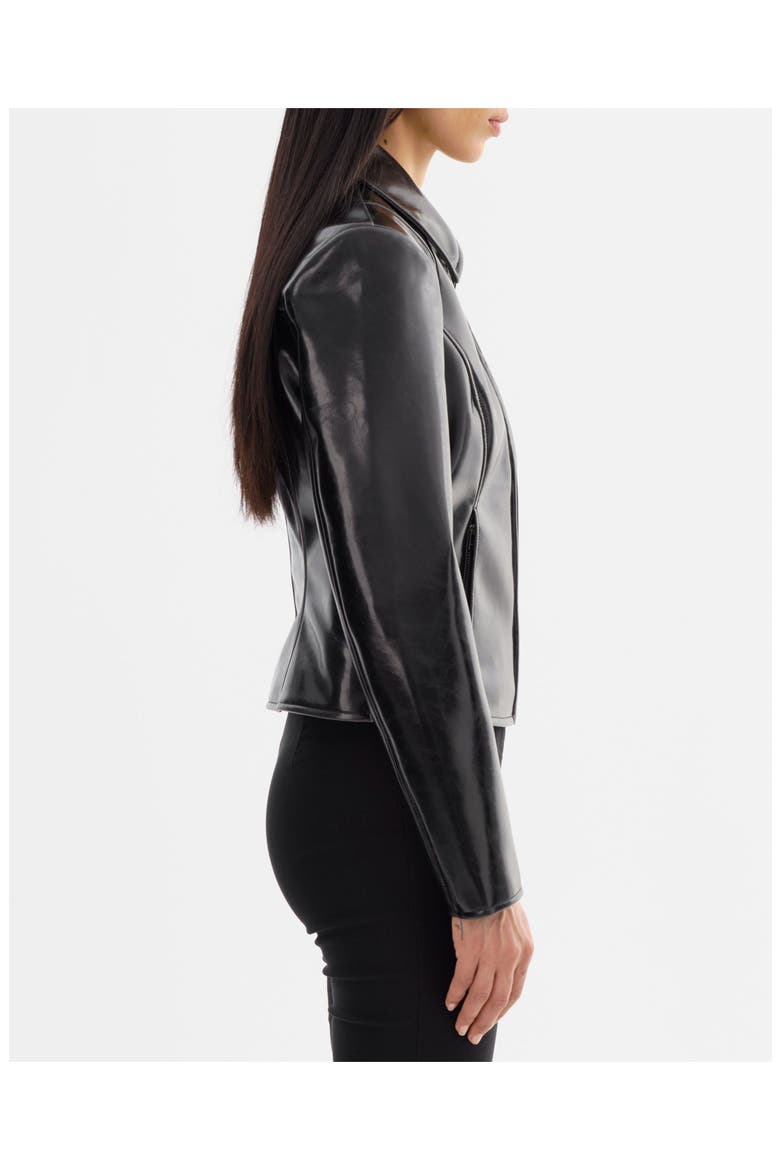 Joyce | Faux Leather Jacket, Alternate, color, Black