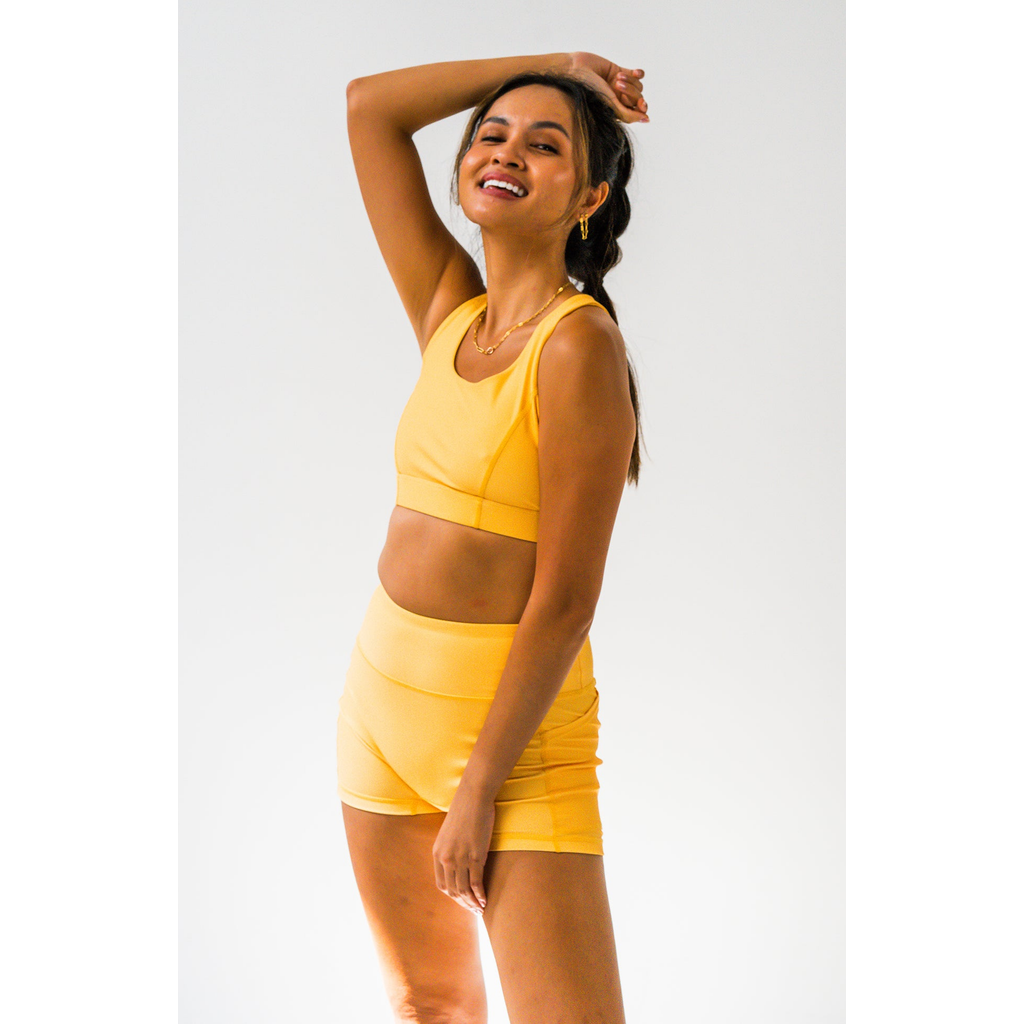 Cooldown Emmy Running Shorts In Sunshine
