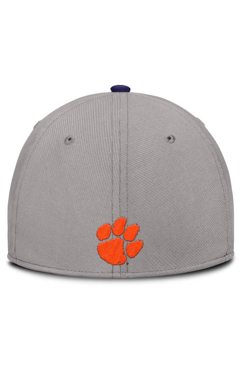Nike Men's Nike Gray Clemson Tigers Rise Prep Performance Flex Hat, Alternate, color, Gray