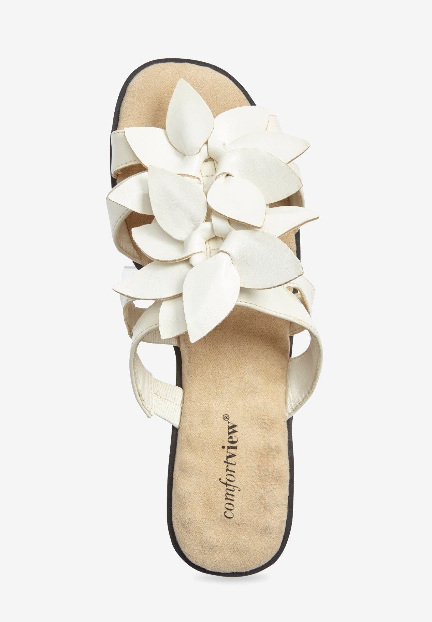 The Paula Slip On Sandal, Alternate, color, WHITE
