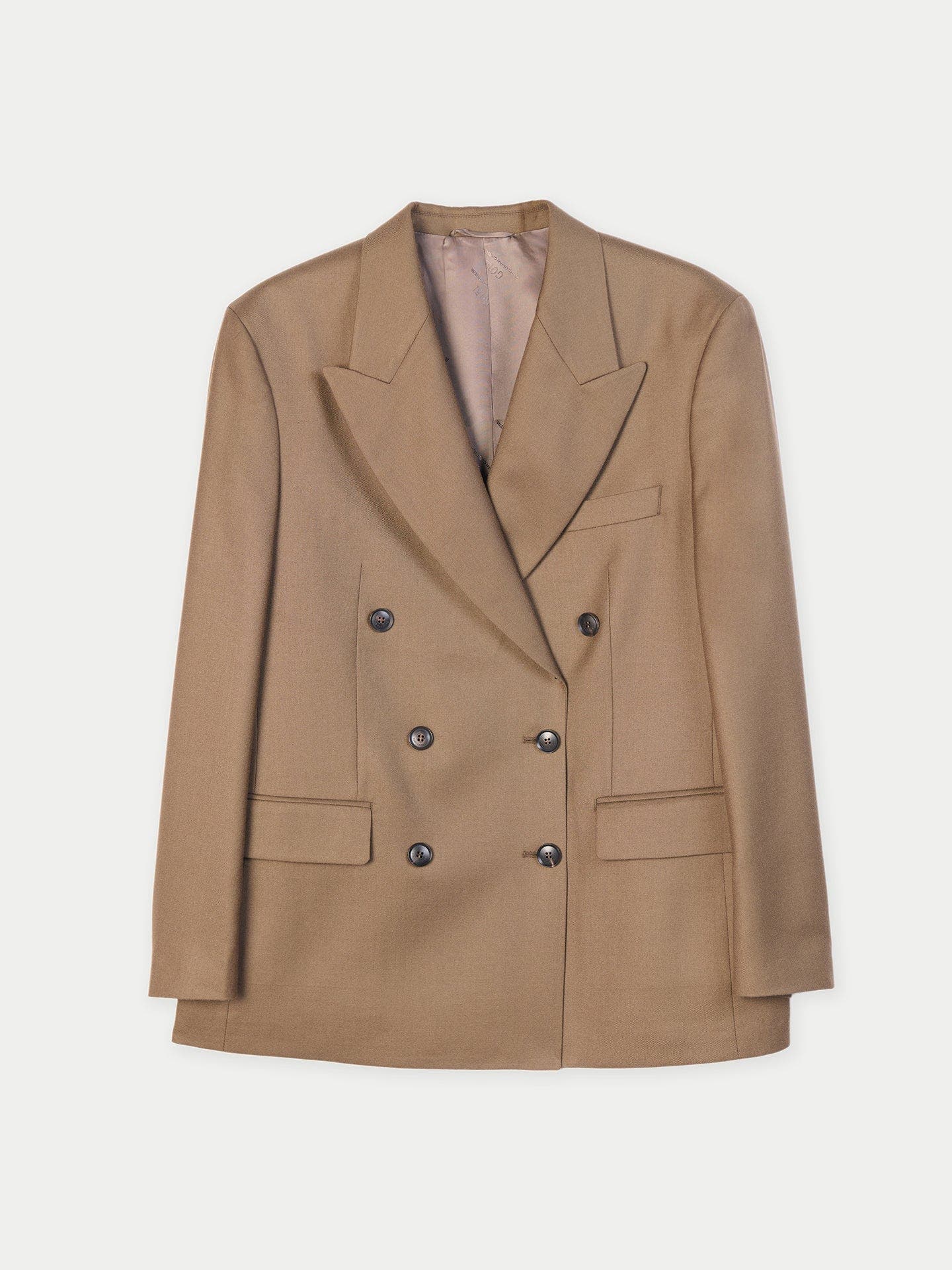 Double-Breasted Cashmere Suit Blazer - image 2