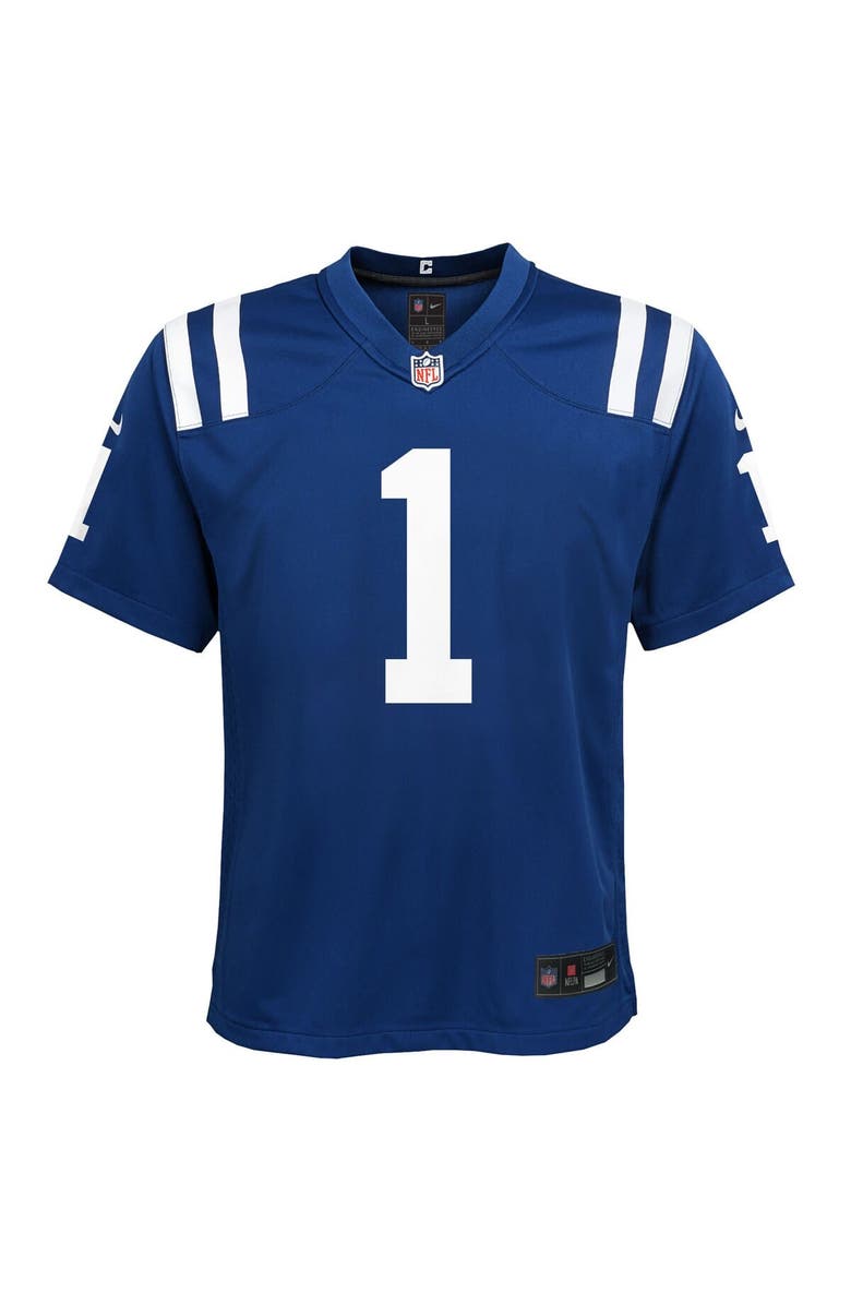 Nike Youth Nike Ahmad Sauce Gardner Blue Indianapolis Colts Home Game Jersey, Alternate, color, Blue