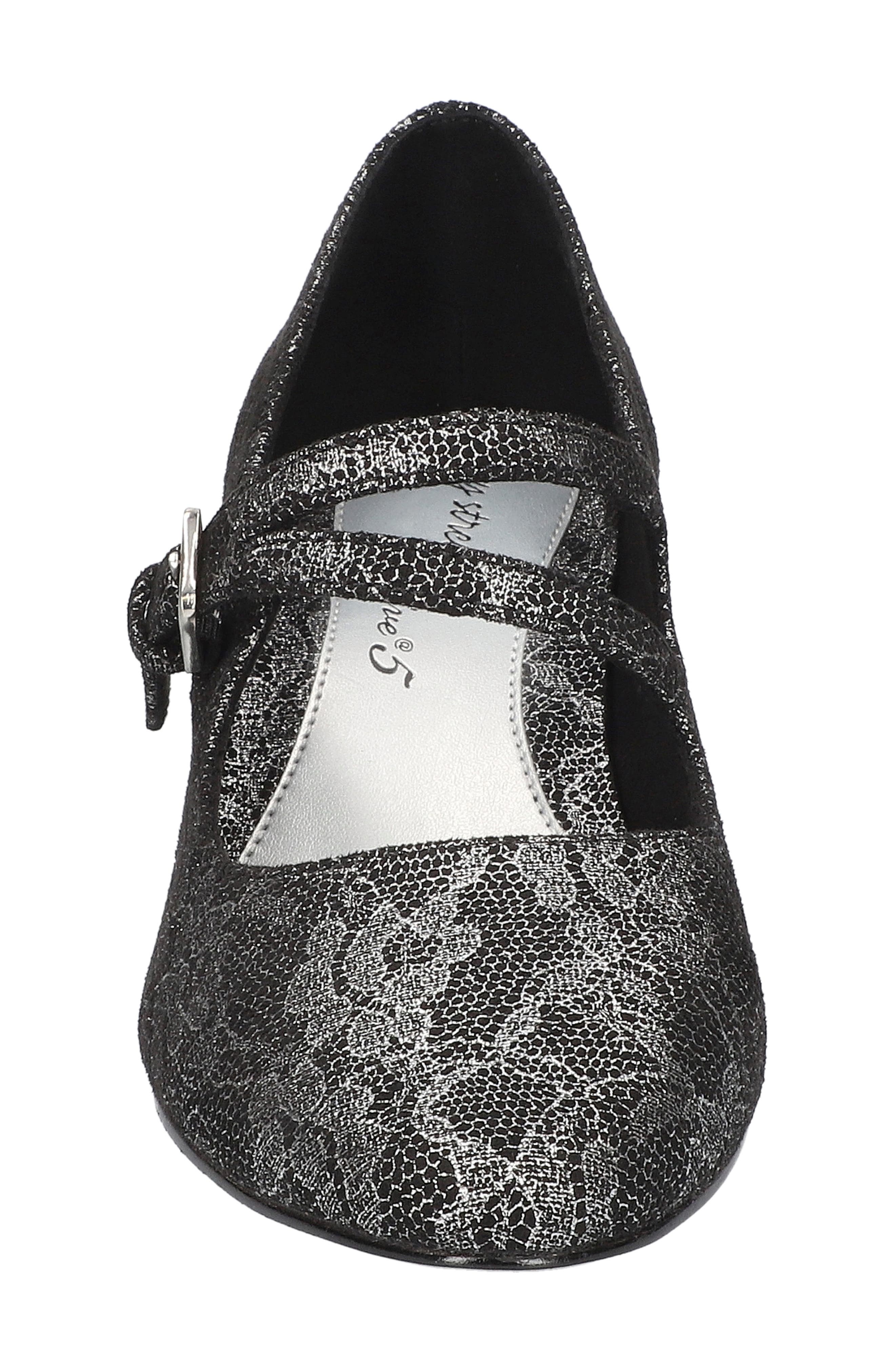 EASY STREET Meryl Mary Jane Pump, Alternate, color, Silver Lace