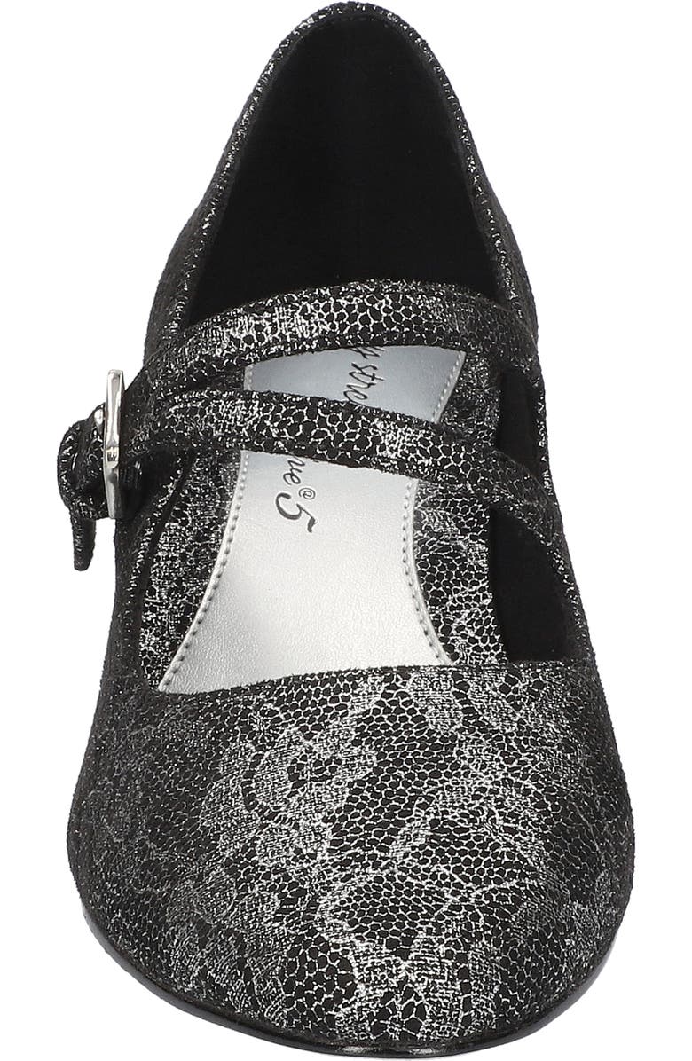 EASY STREET Meryl Mary Jane Pump, Alternate, color, Silver Lace