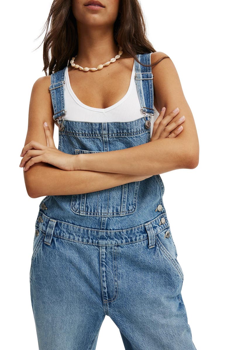 Cotton On Denim Overall, Alternate, color, 