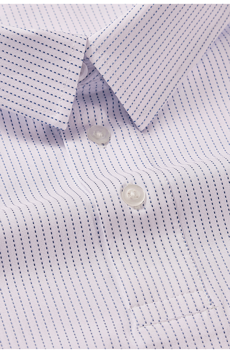 Regent Row Men's Big and Tall stanton shirt polo, Main, color, White-Blue-Stripe-62