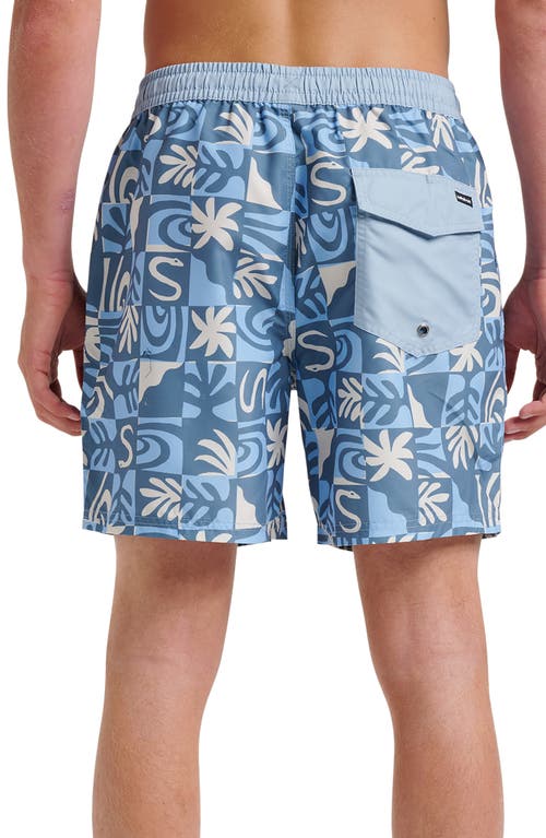 Quiksilver Everyday 17" Terra Swim Trunks In Blue