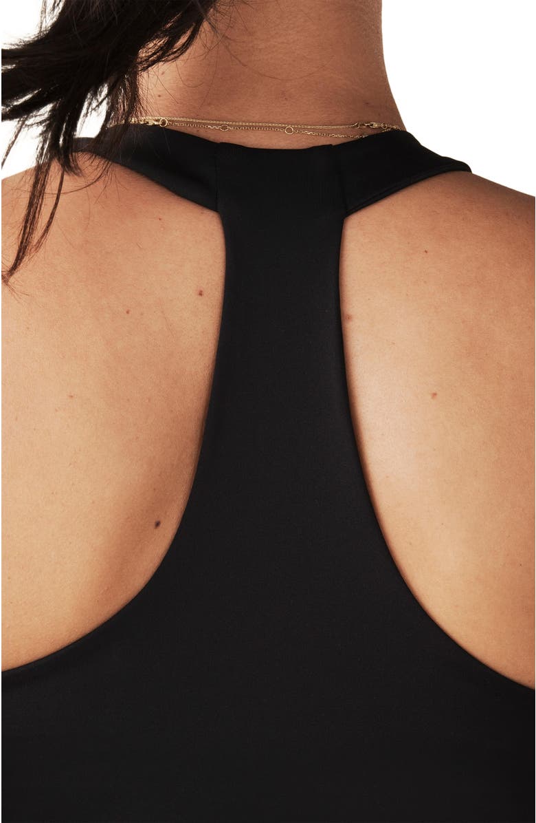 Losano High Neck Tank, Alternate, color, Black