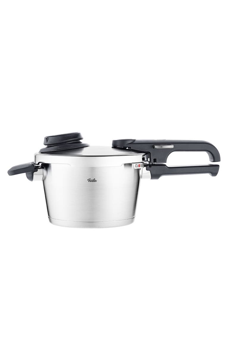 Vitavit Premium Pressure Cooker with Steamer Insert and Tripod, Alternate, color, Stainless Steel
