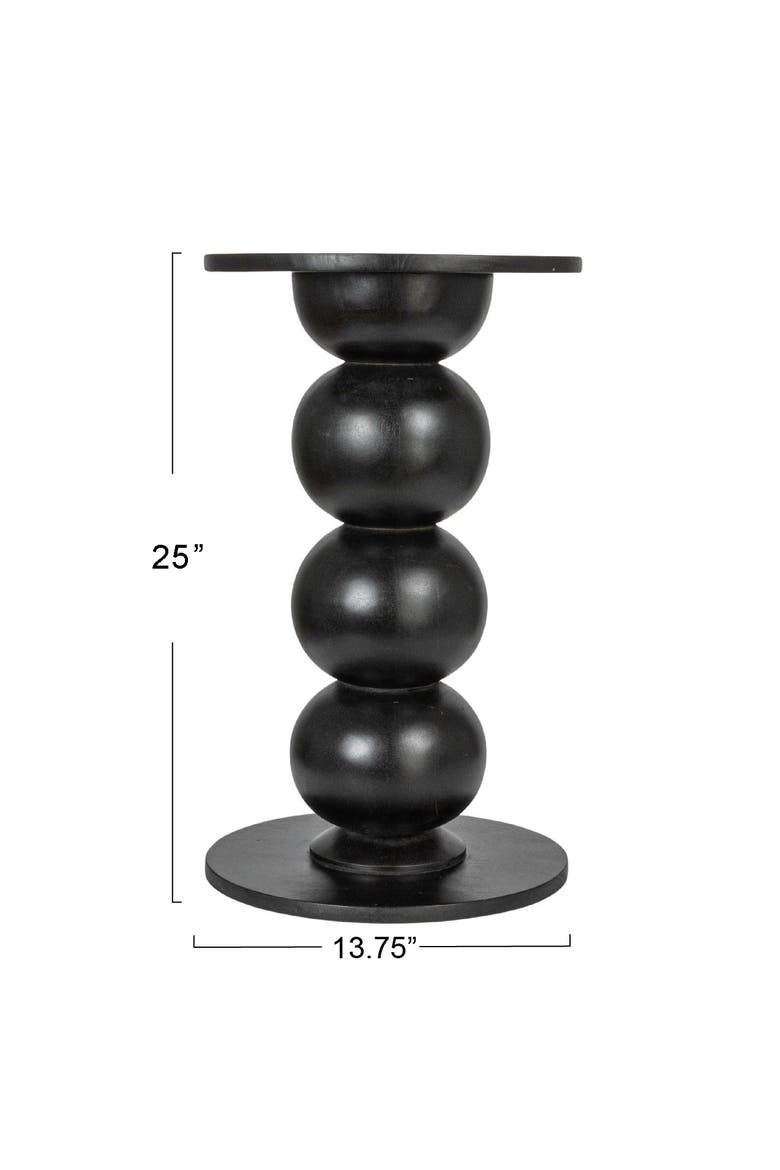 Over-Sized Bubble End Table, Alternate, color, Black