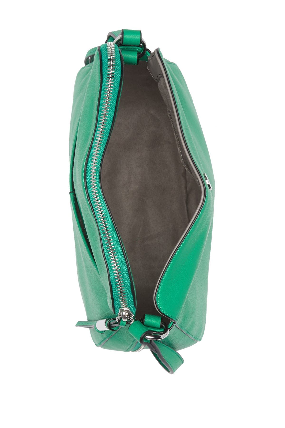 Kenzy Large Leather Crossbody Bag, Alternate, color, SPRING GREEN