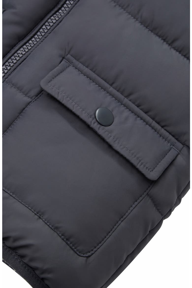 Baby Fleece Lined Bear Puffer Jacket, Alternate, color, Grey