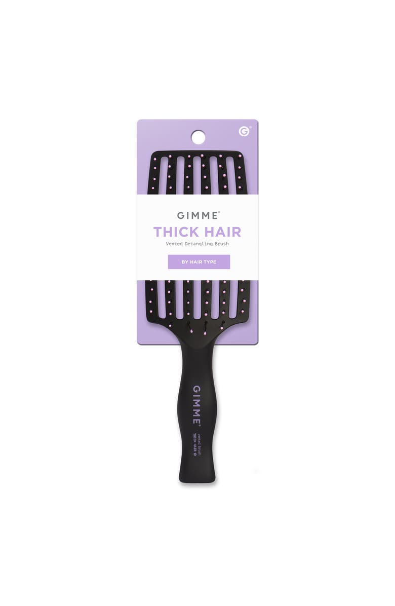 Gimme Beauty Vented Detangling Brush, Main, color, Black
