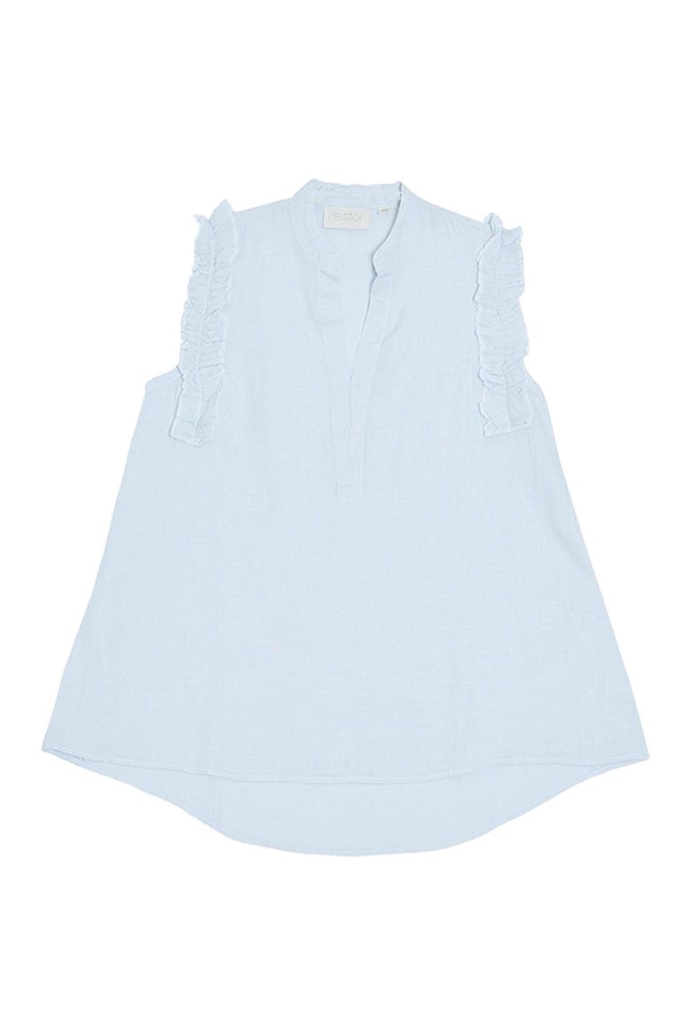 Wind In My Hair V-Neck Shirt, Alternate, color, Light Blue