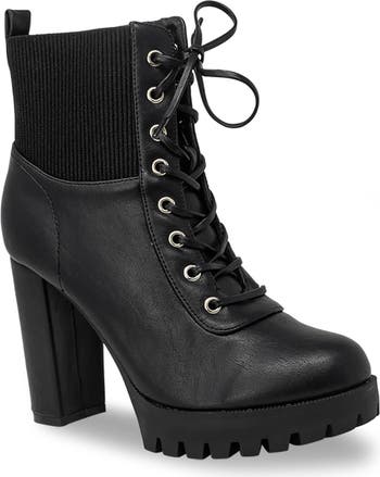 Chase and chloe combat boots on sale