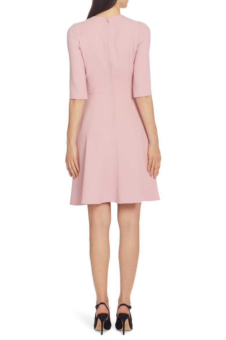Stretch Cady A-Line Dress, Alternate, color, PINK