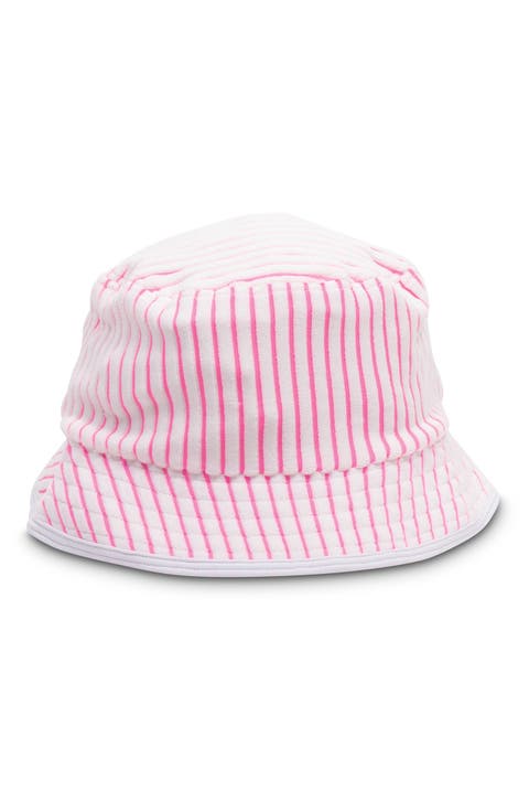 Kids' Terry Stripe Bucket Hat (Big Kid)