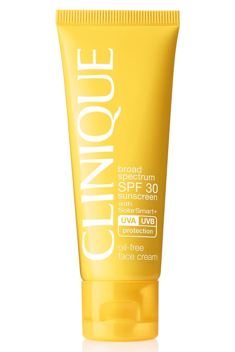 Broad Spectrum SPF 30 Sunscreen Oil-Free Face Cream, Main, color, NO COLOR