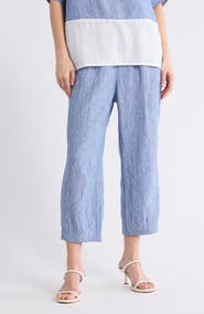 PATRIZIA LUCA Soft Cotton Pull-On Pants