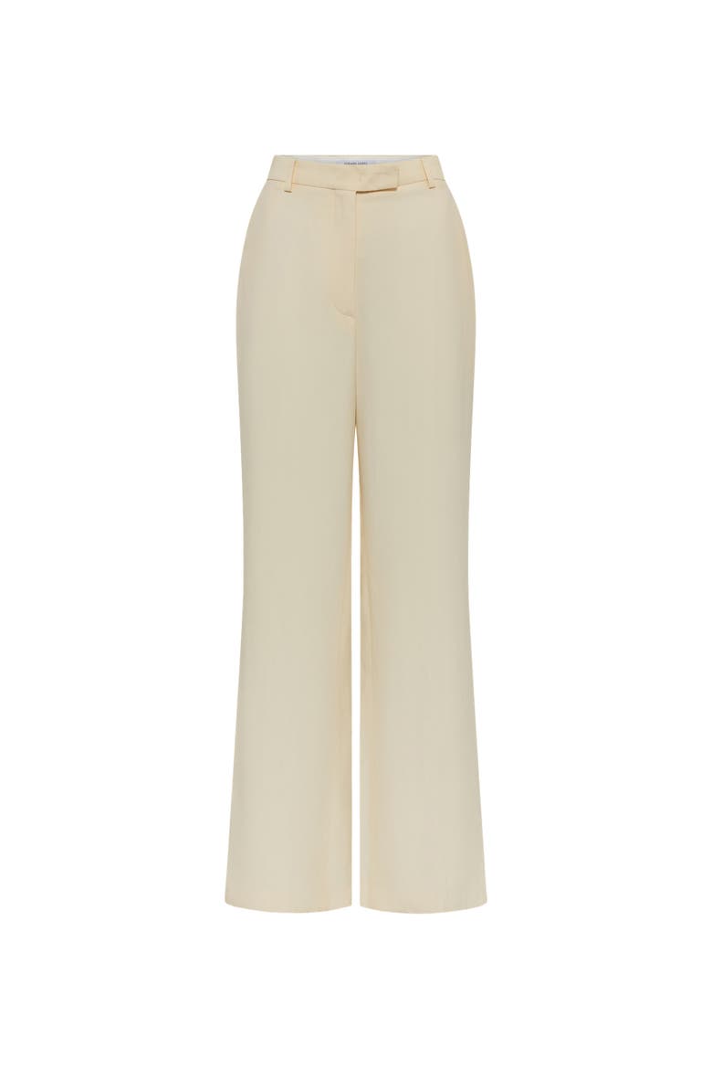 Anya Wide Leg Trousers, Alternate, color, Yellow