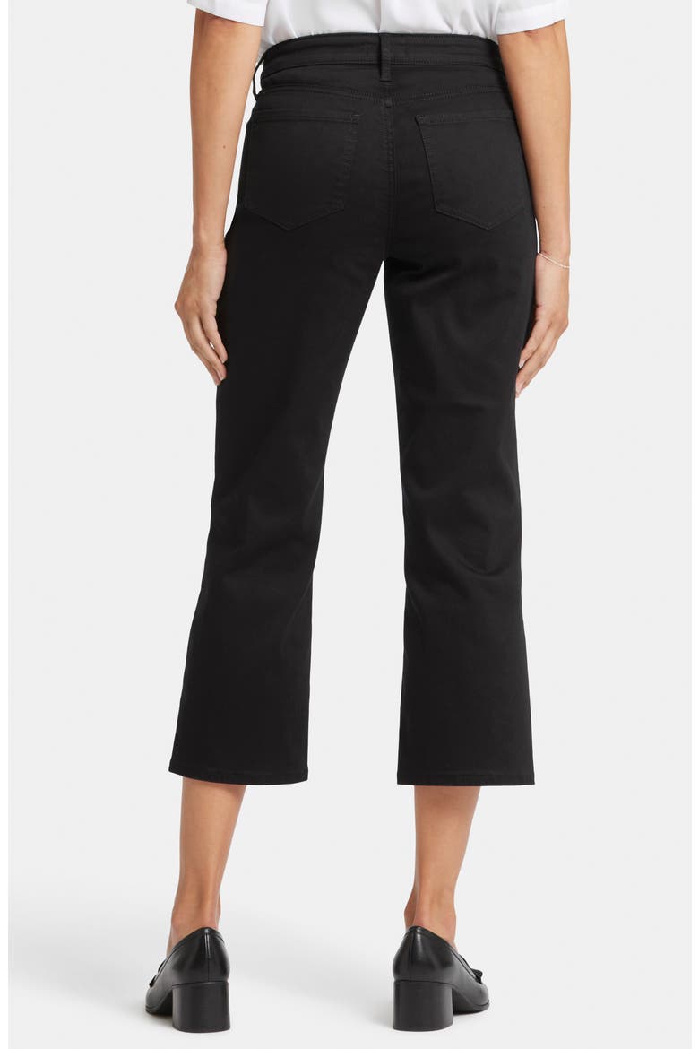 Piper Crop Relaxed Straight Leg Jeans, Alternate, color, BLACK