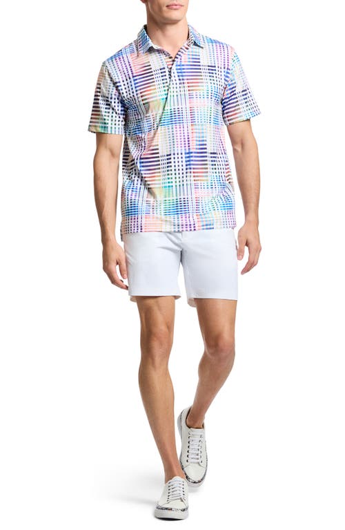 ROBERT GRAHAM ROBERT GRAHAM WALLIS GEO PRINT PERFORMANCE POLO