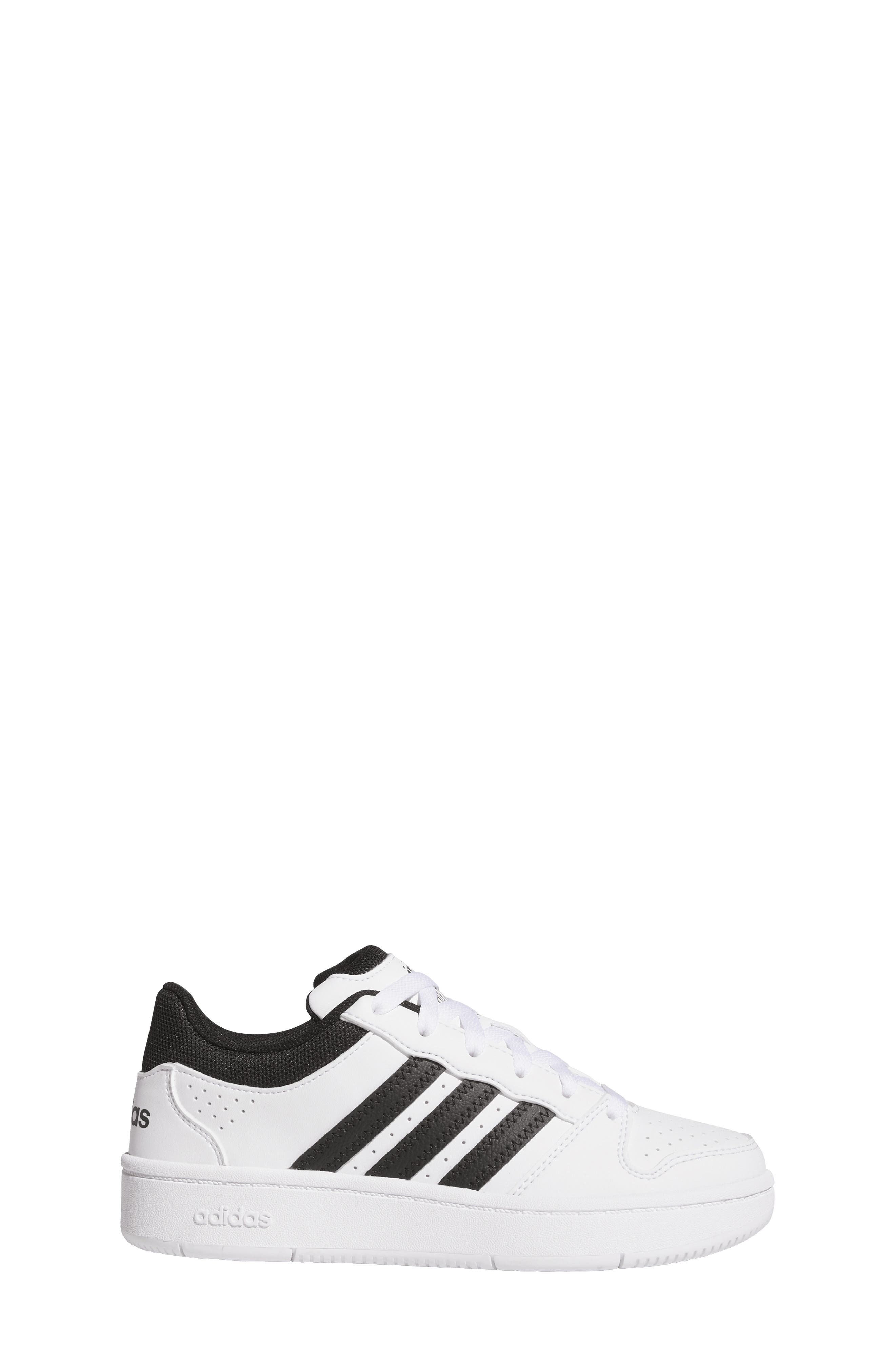 adidas Kids' Hoops Classic Sneaker, Alternate, color, White/ Black/ Orbit Grey