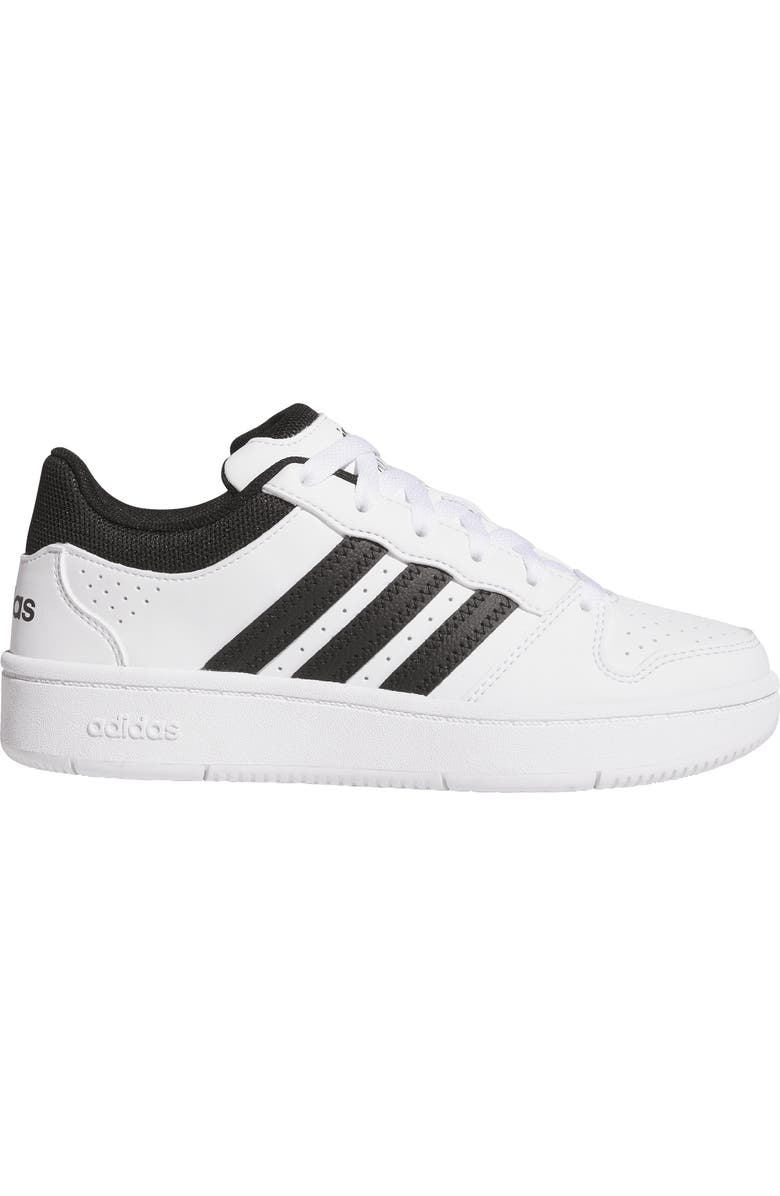 adidas Kids' Hoops Classic Sneaker, Alternate, color, White/ Black/ Orbit Grey