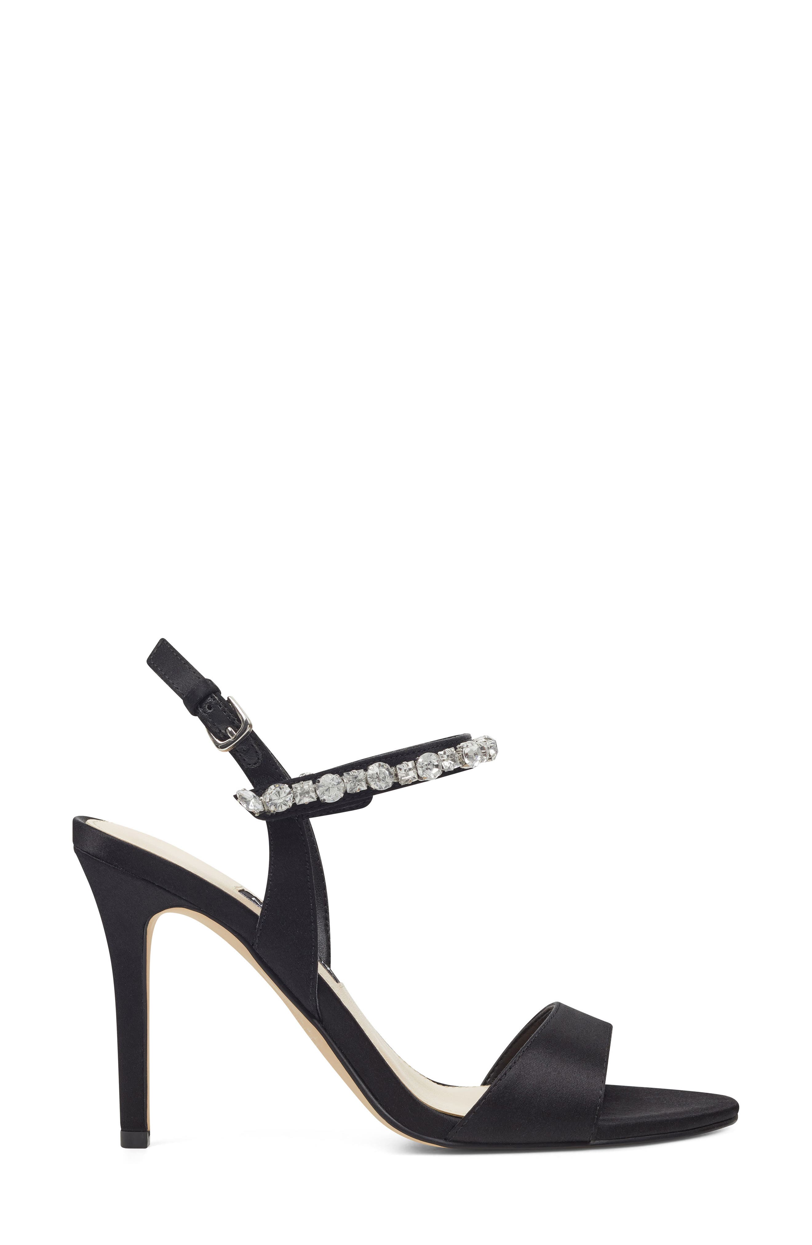 Nine West Madison Crystal Embellished Sandal, Alternate, color, 