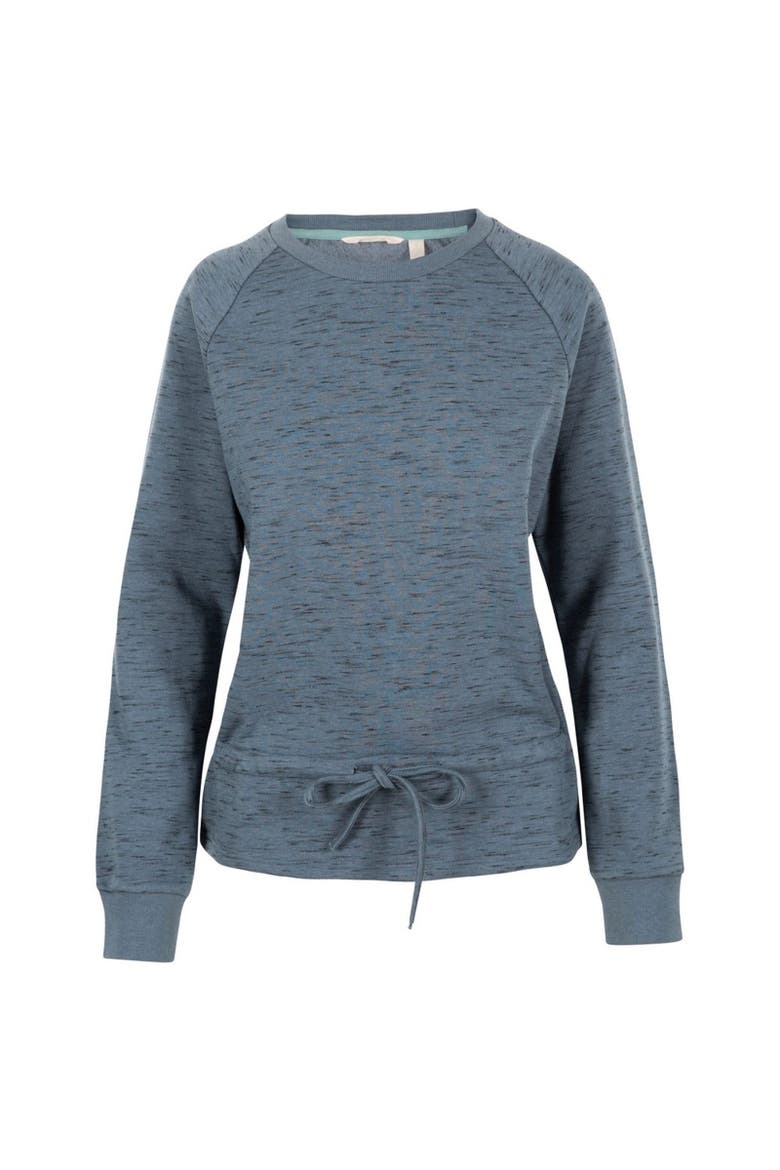Gretta Marl Round Neck Sweatshirt, Main, color, Pewter