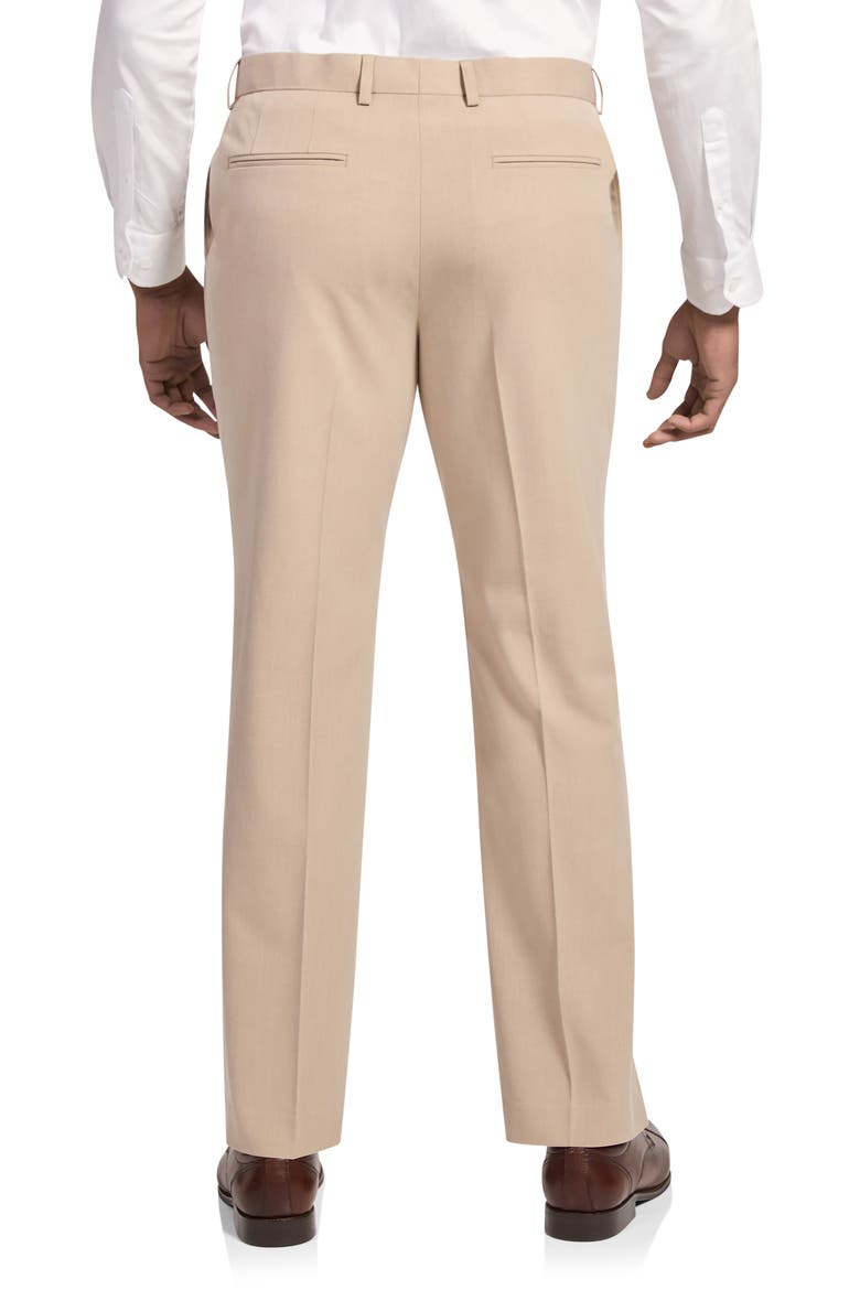 Tanner Flat Front Dress Pants, Alternate, color, BEIGE