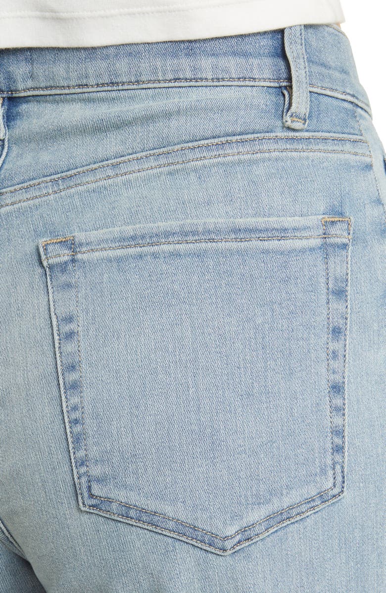 FRAME Le Slim Raw Hem High Waist Palazzo Jeans, Alternate, color, Wilson