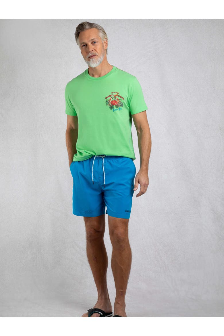 Banning Swim Short, Alternate, color, Lagoon Blue