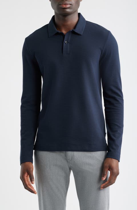 Pleins Long Sleeve Polo