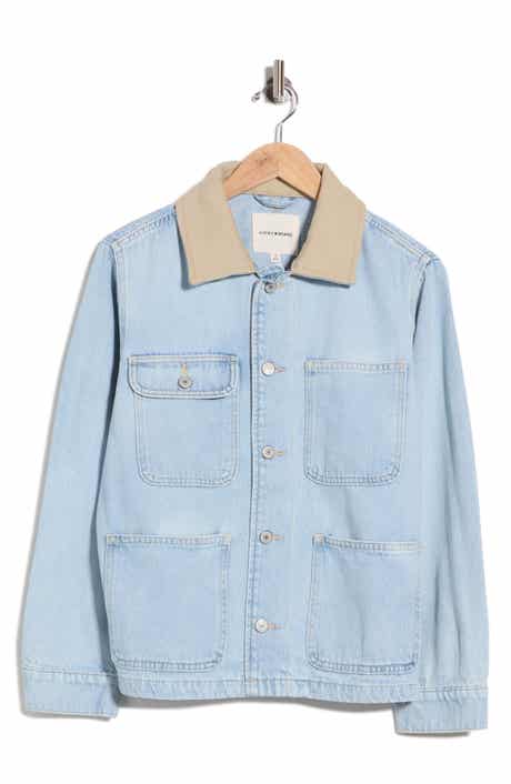 Canvas Collar Denim Barn Jacket
