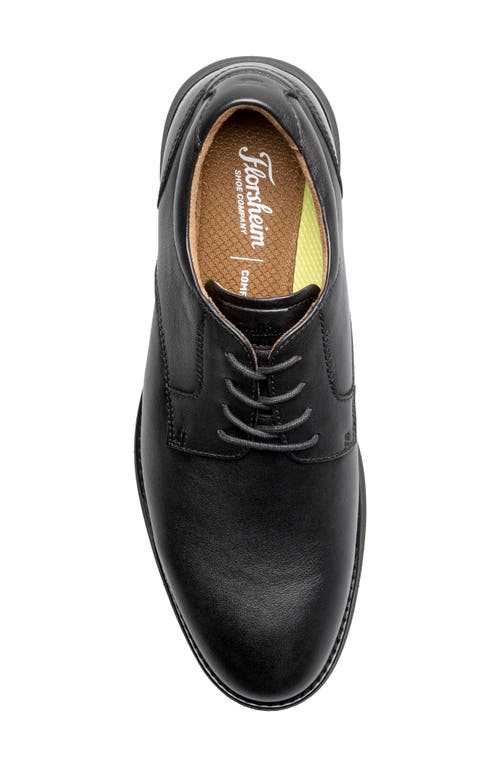 Florsheim Santucci Plain Toe Derby In Black
