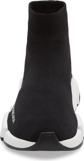 Balenciaga Speed 2.0 LT Sock Sneaker in Black White Black