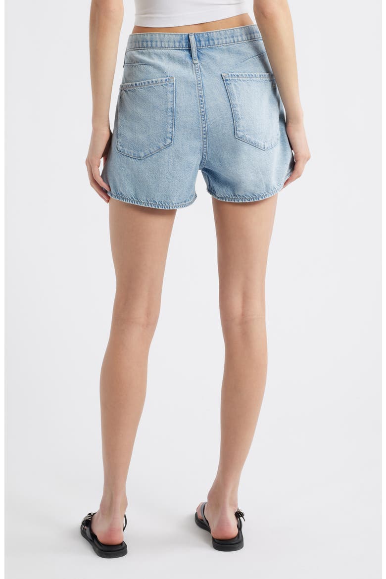 Nolan Drawstring Denim Shorts, Alternate, color, ASBRY