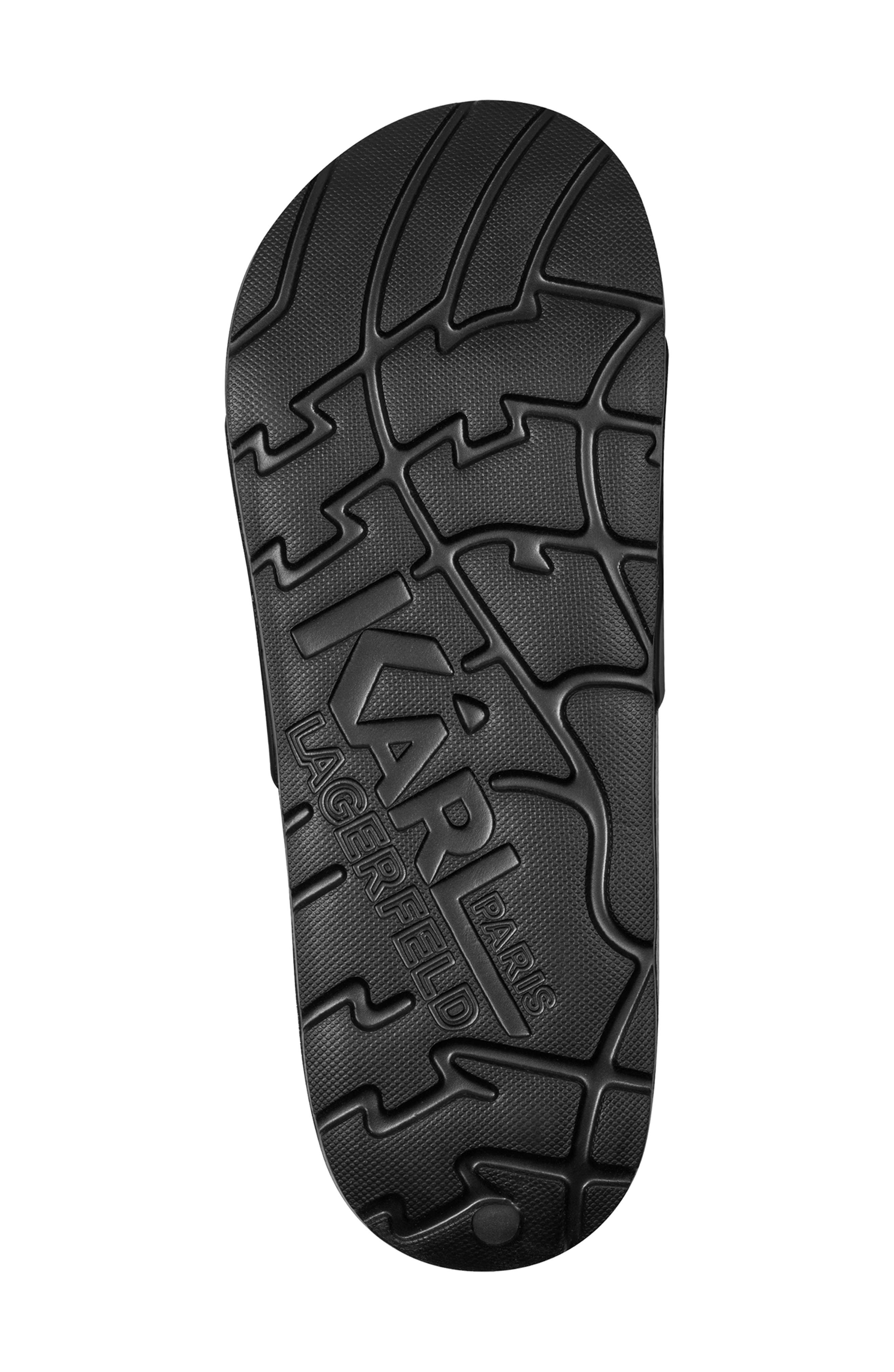 KARL LAGERFELD PARIS Perrin Slide Sandal, Alternate, color, Black