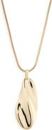 NORDSTROM RACK Molten Pendant Drop Necklace