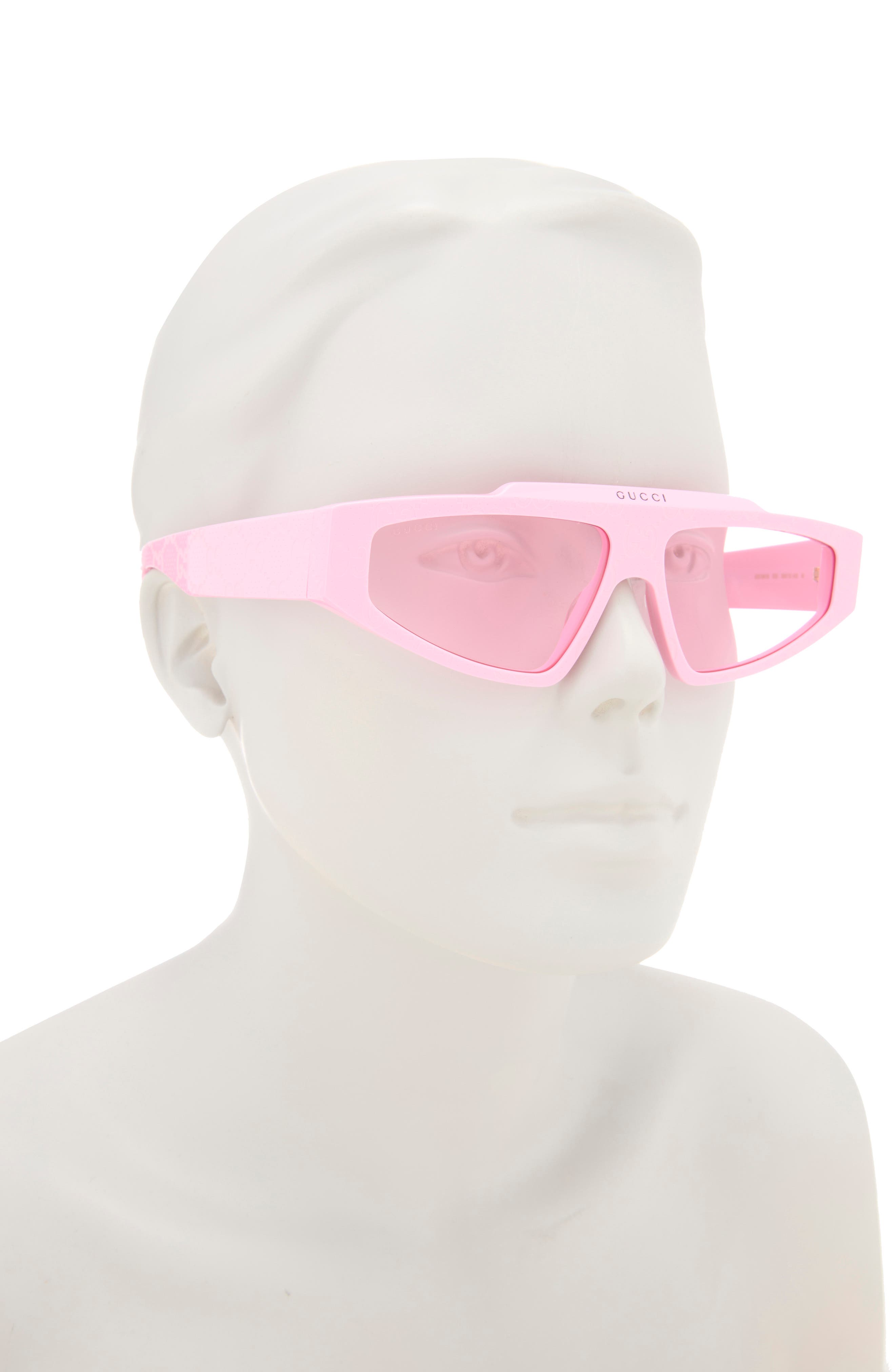 Gucci GG1591S Pink 58mm Shield Sunglasses (Men) | Nordstromrack