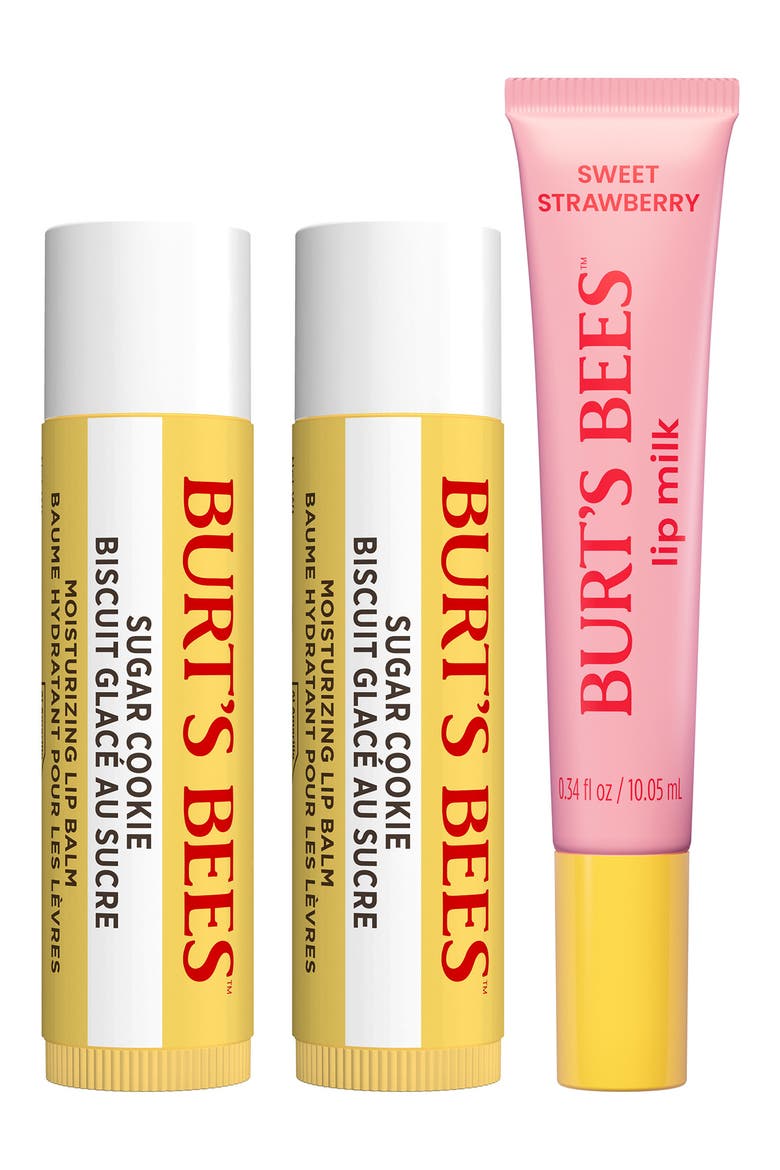 Milk and Cookies 3-Piece Lip Balm Set, Alternate, color, NO COLOR