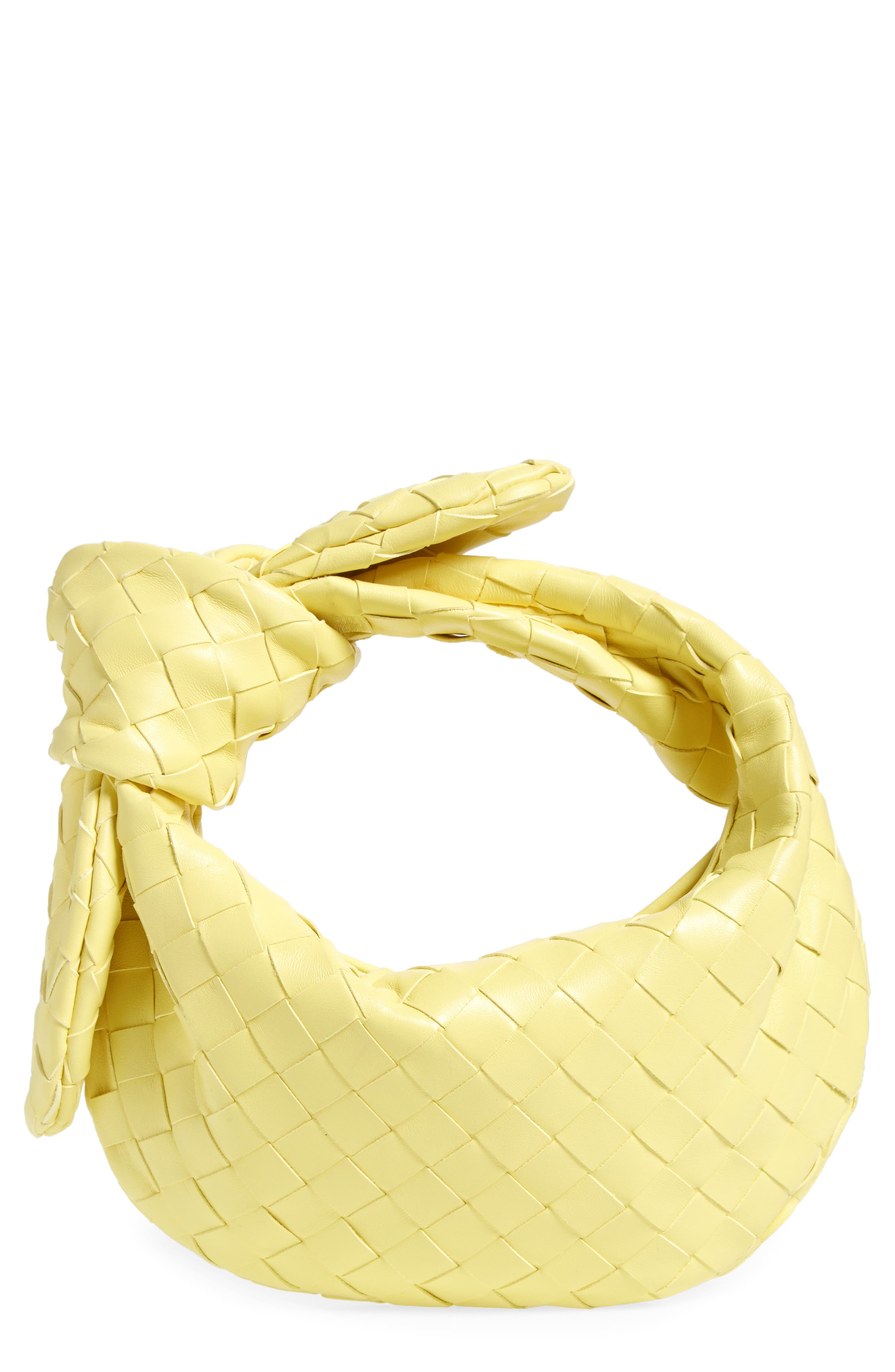 Bottega Veneta Mini Jodie Intrecciato Leather Top Handle Bag, Main, color, 