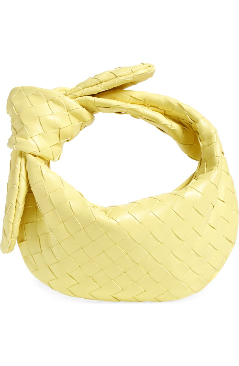 Bottega Veneta Mini Jodie Intrecciato Leather Top Handle Bag, Main, color,