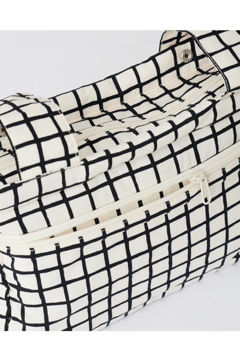 Stroller Party Caddy Bag, Alternate, color, Black Grid