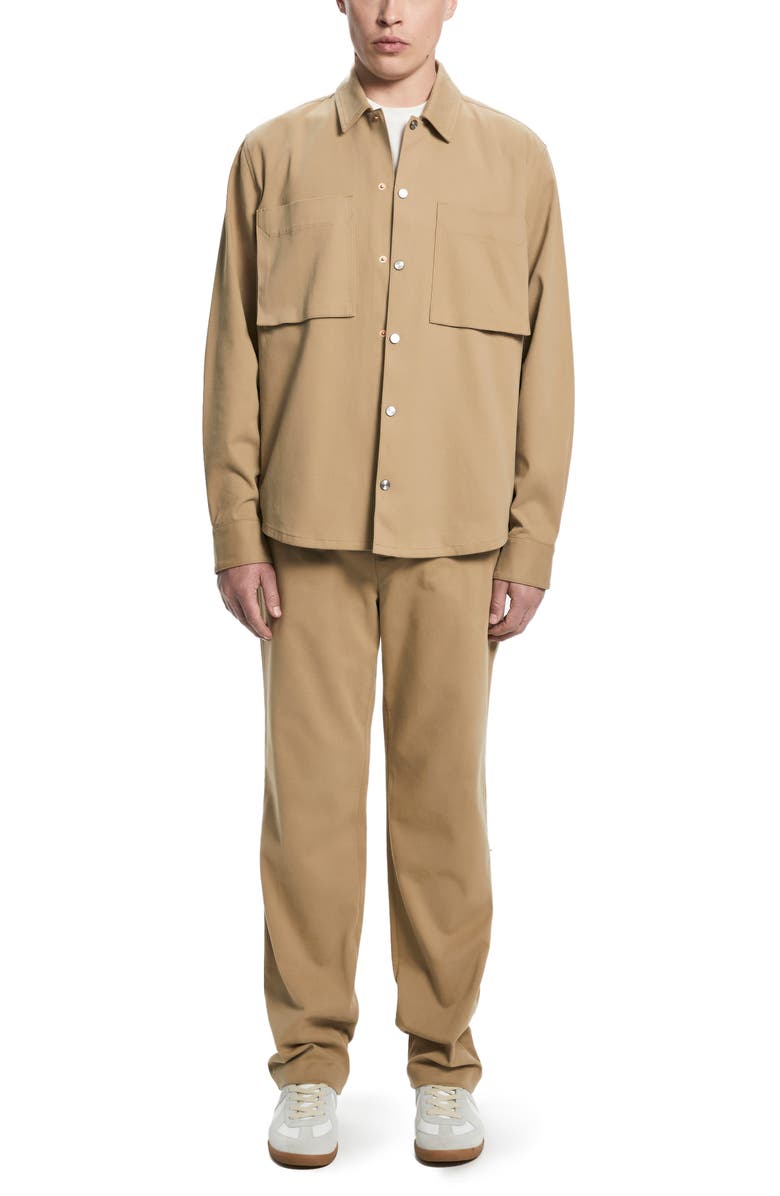 VAYDER Oversize Stretch Twill Snap-Up Overshirt, Alternate, color,