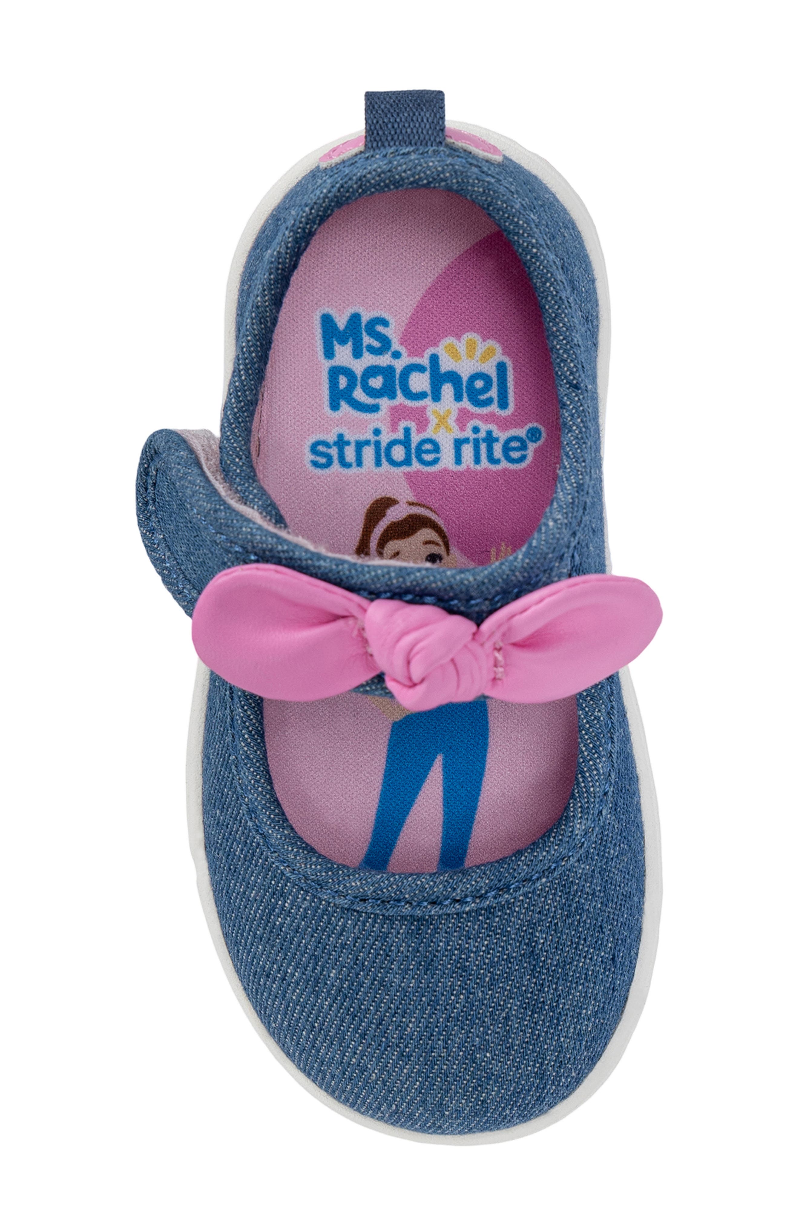 Stride Rite Kids' x Ms. Rachel Hi Friends Sneaker, Alternate, color, Denim