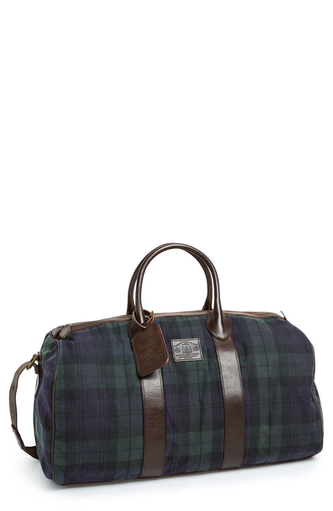 Polo Ralph Lauren 'Blackwatch' Duffel Bag, Main, color, 