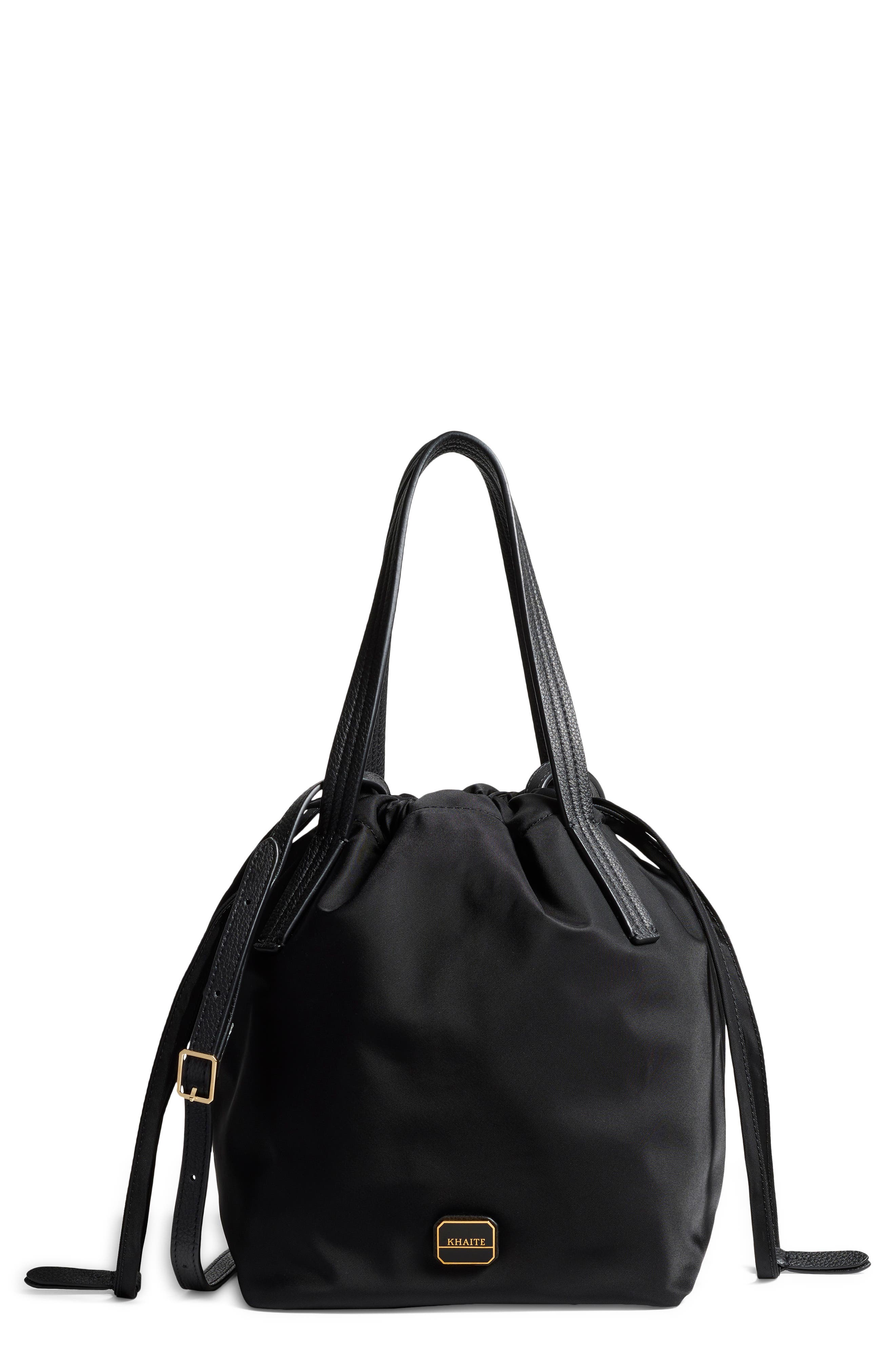 Khaite Rory Drawstring Pouch, Main, color, 