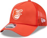 New Era Men's New Era Orange Baltimore Orioles 2026 Batting Practice Apex 9FORTY Adjustable Trucker Hat
